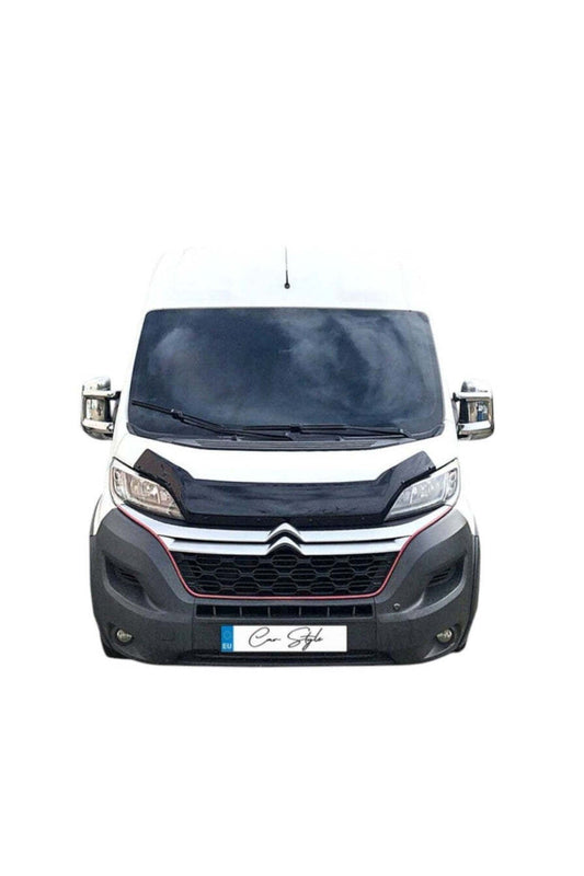 Deflector Capota Citroen Jumper 2014-> (Plastic ABS, Negru Lucios)
