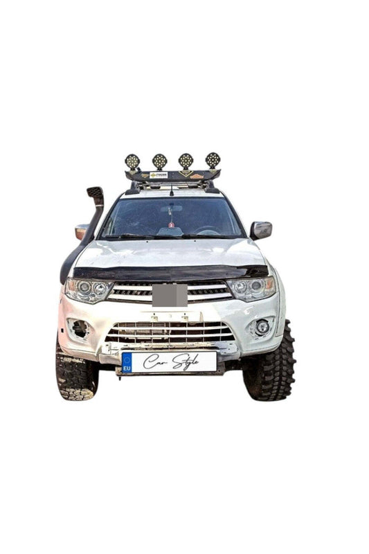 Deflector Capota Mitsubishi L200 2007-2015  (Plastic ABS, Negru Lucios)