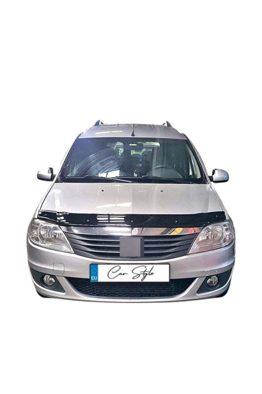 Deflector Capota Dacia Logan 2004-2012 (Plastic ABS, Negru Lucios)
