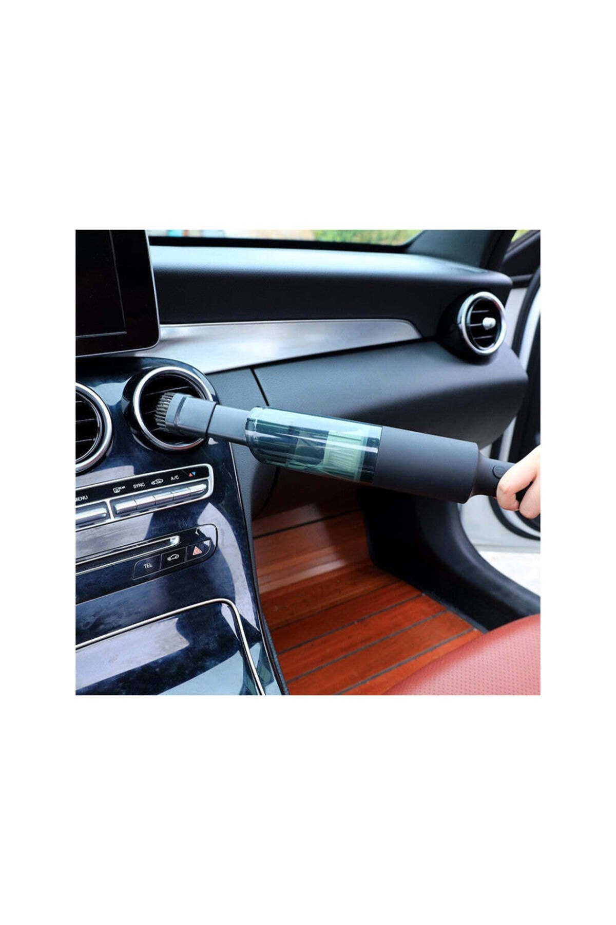 Aspirator auto Premium cu acumulator portabil, fara fir