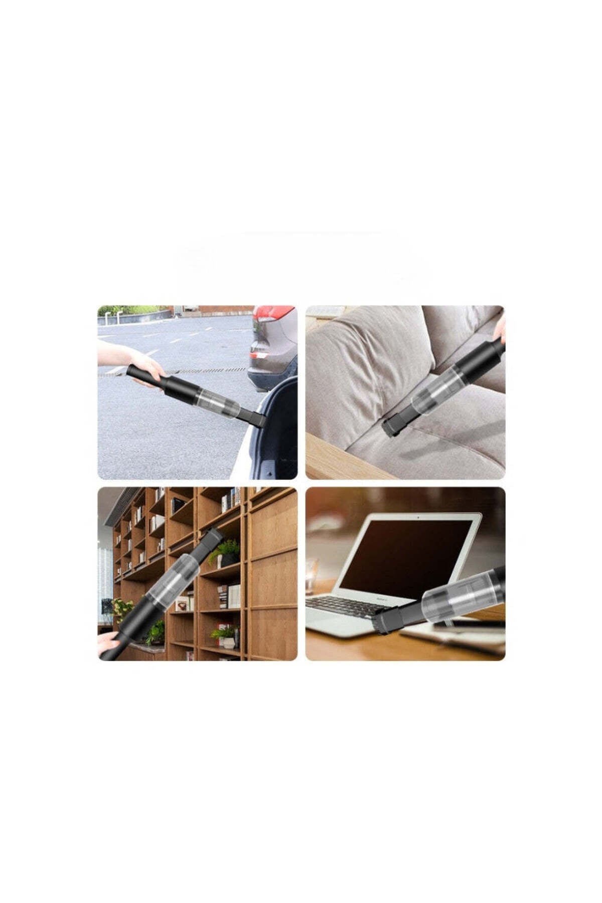 Aspirator auto Premium cu acumulator portabil, fara fir