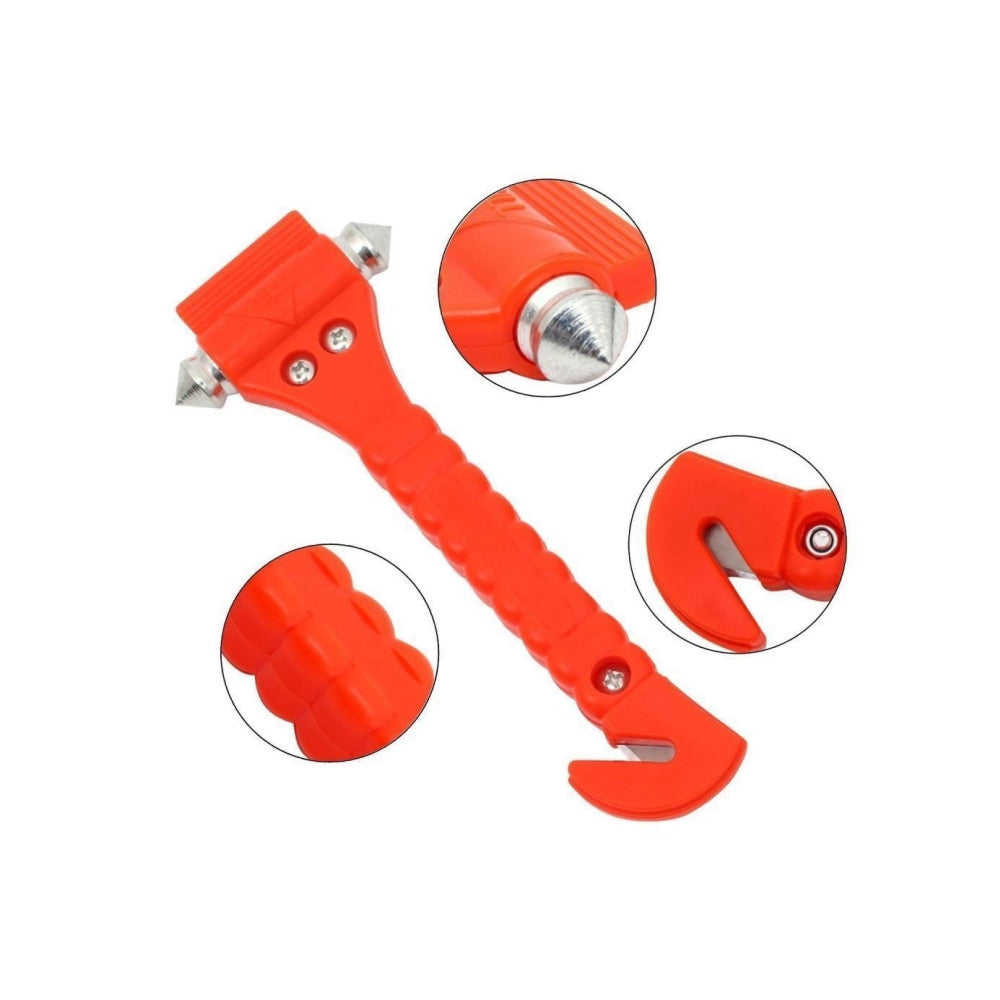 Ciocan Spart Geamul Si Cutter De Taiat Centura 2 In 1