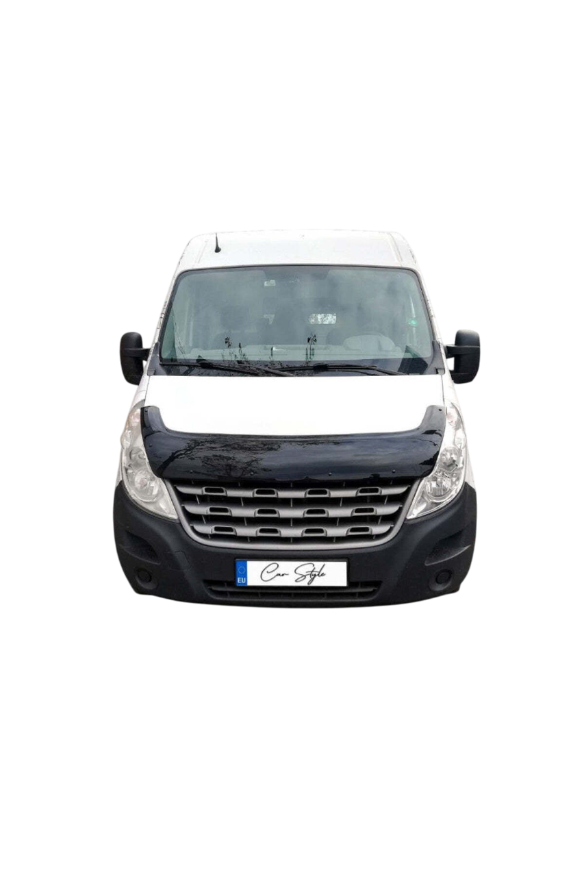Deflector Capota Renault Master 2010-2014 (Plastic ABS, Negru Lucios)