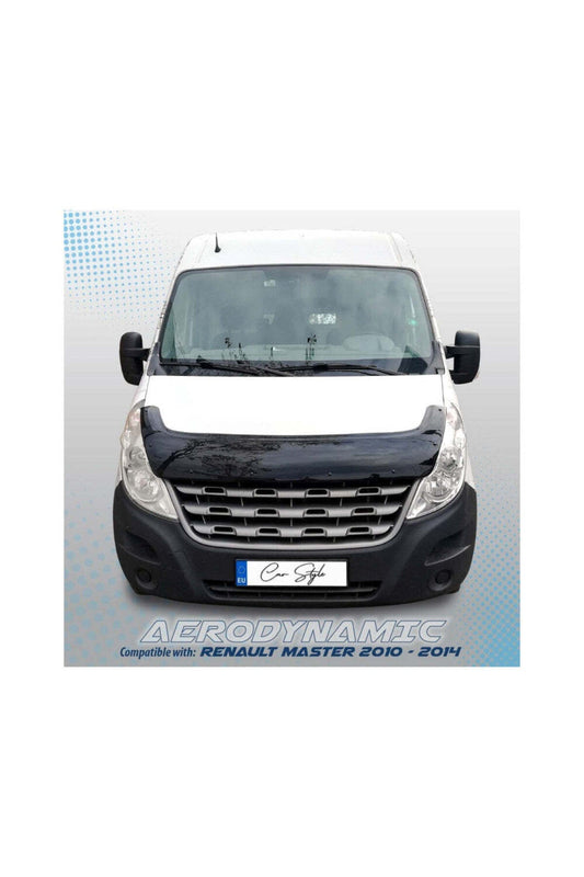 Deflector Capota Renault Master 2010-2014 (Plastic ABS, Negru Lucios)
