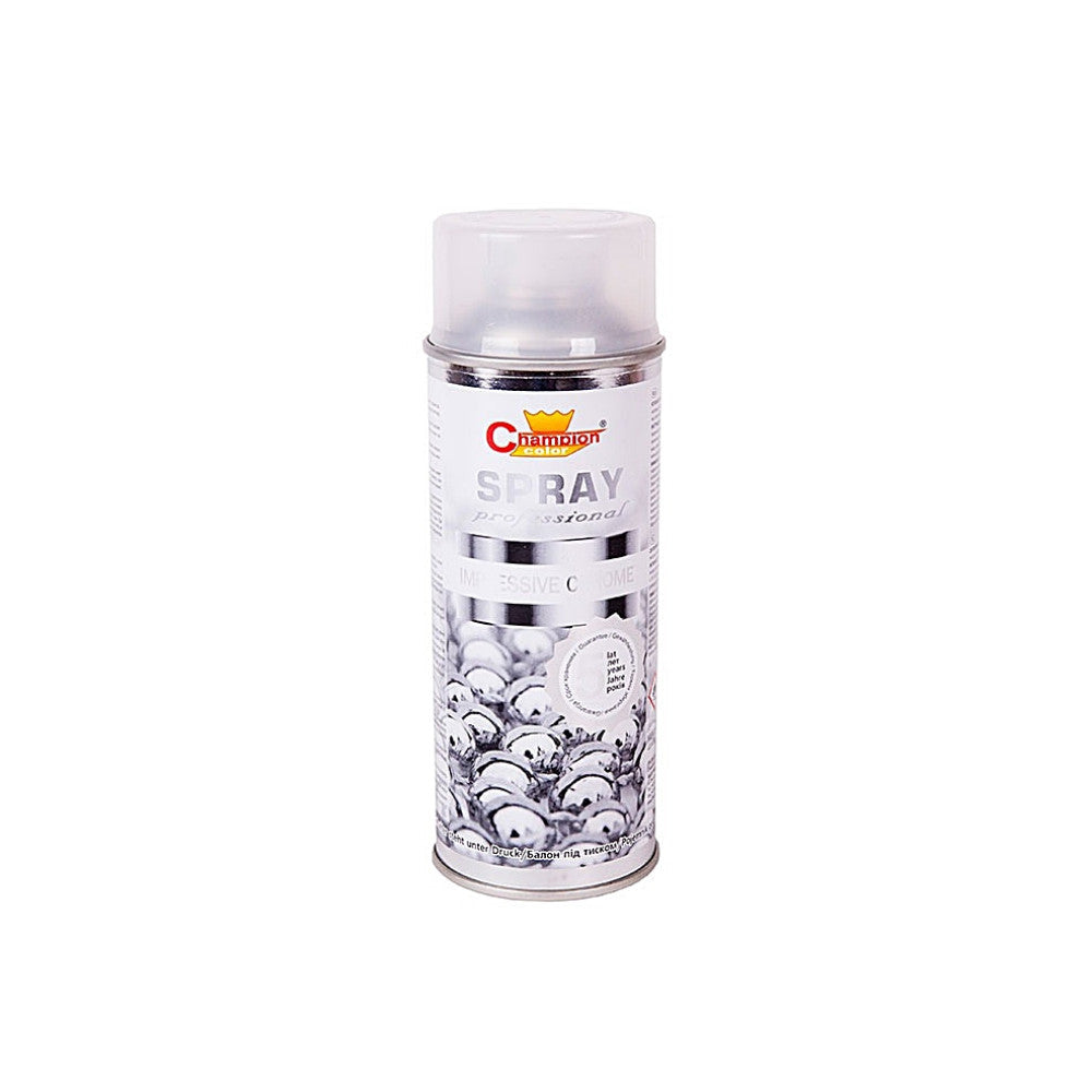 Spray Vopsea Profesional Champion Crom Premium 400ml - Argintiu