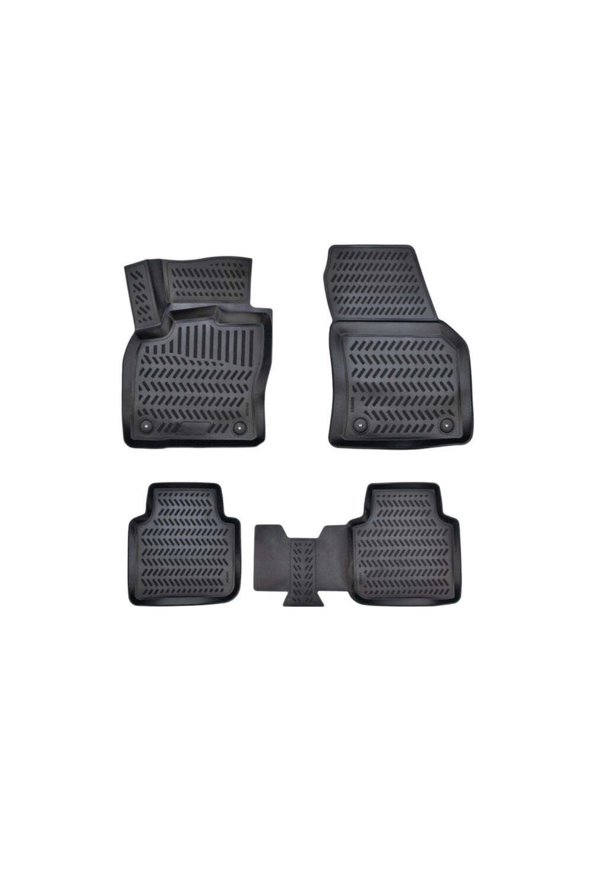 Covorase Presuri Cauciuc Tip Tavita Premium Volkswagen Tiguan 2019->