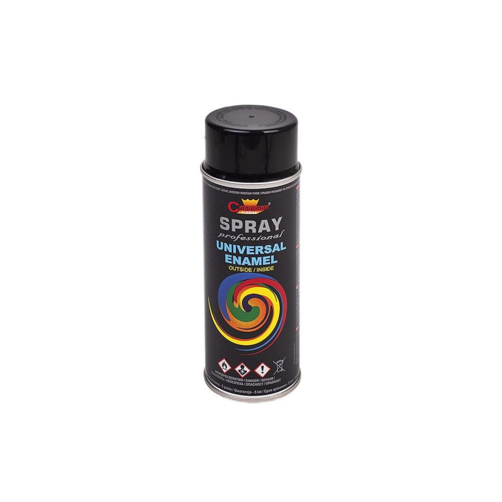 Spray Vopsea Profesional Champion 400ml - Negru Lucios