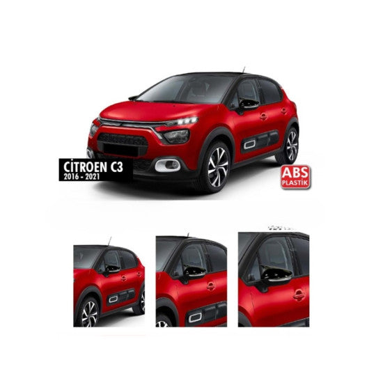 Set Capace Oglinda Tip Batman Citroen C3 2016-2021