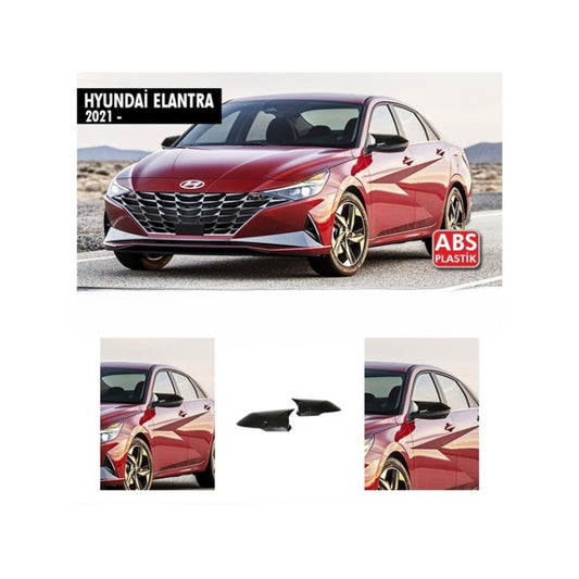 Set 2 Capace Oglinda Tip Batman Hyundai Elantra 2021-> (cu semnalizare in oglinda)