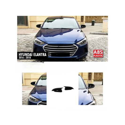 Set 2 Capace Oglinda Tip Batman Hyundai Elantra 2016-2018 (fara semnalizare in oglinda)