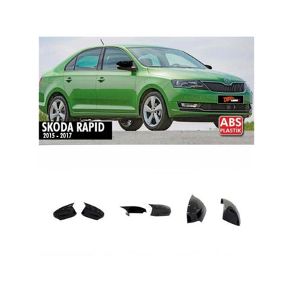 Set 2 Capace Oglinda Tip Batman Skoda Rapid 2015-2017 (cu semnalizare in oglinda)