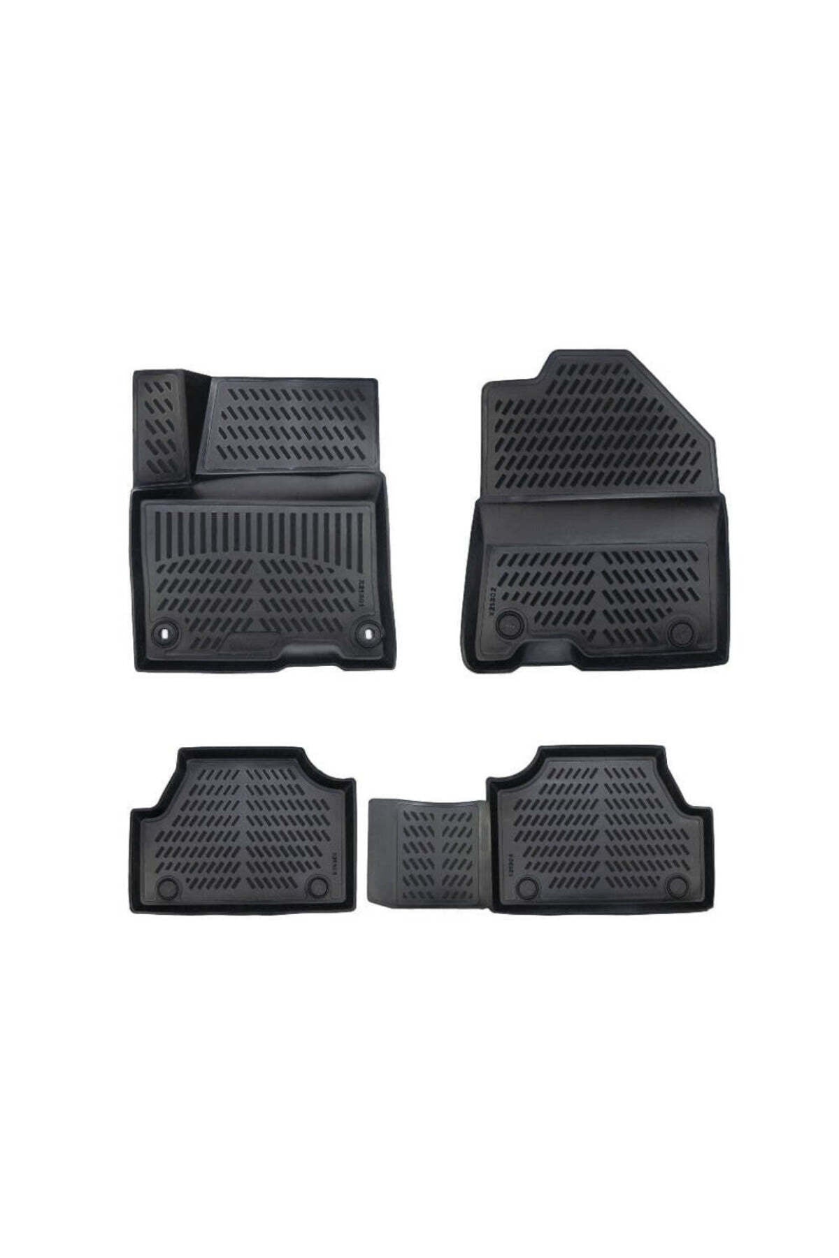 Covorase Presuri Cauciuc Tip Tavita Premium Hyundai Kona 2018->