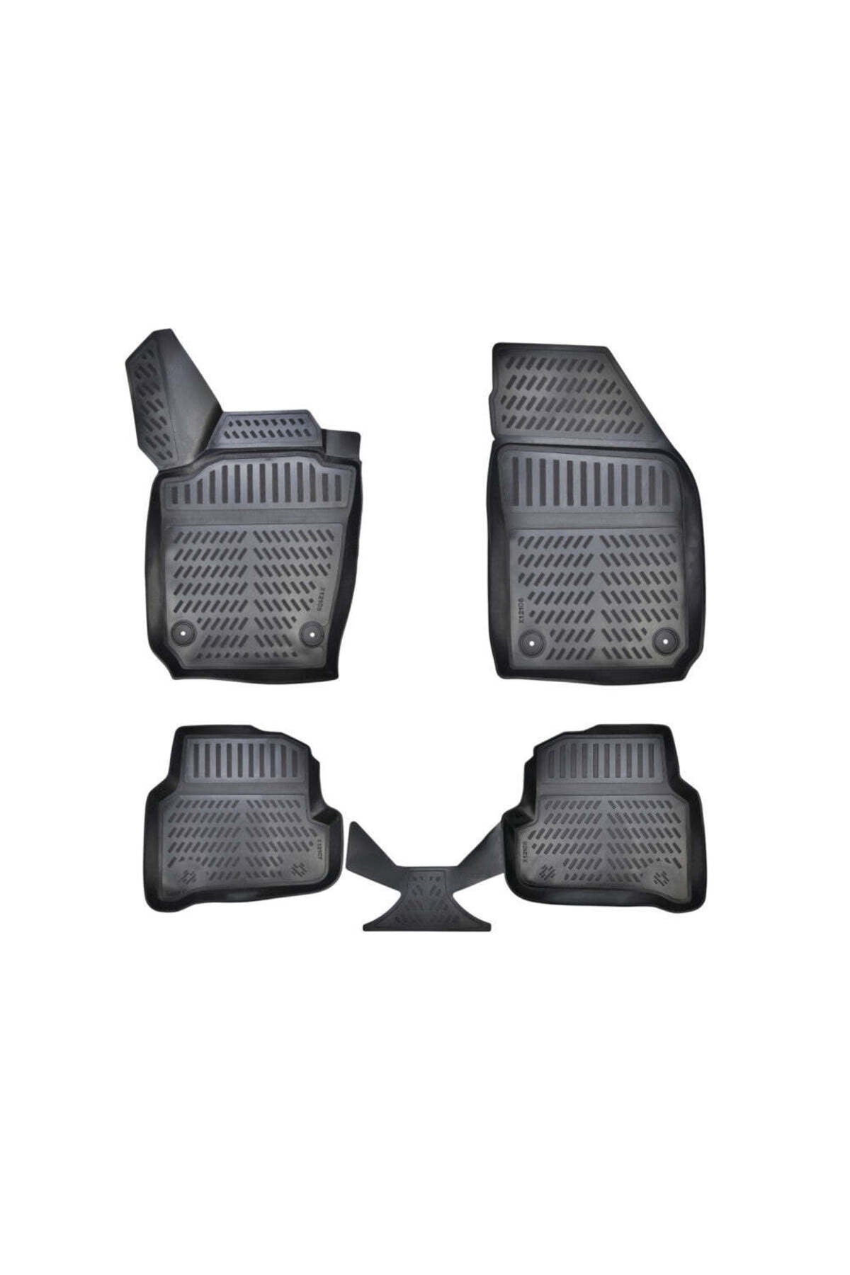 Covorase Presuri Cauciuc Tip Tavita Premium Skoda Fabia 2015->