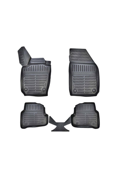 Covorase Presuri Cauciuc Tip Tavita Premium Skoda Fabia 2015->