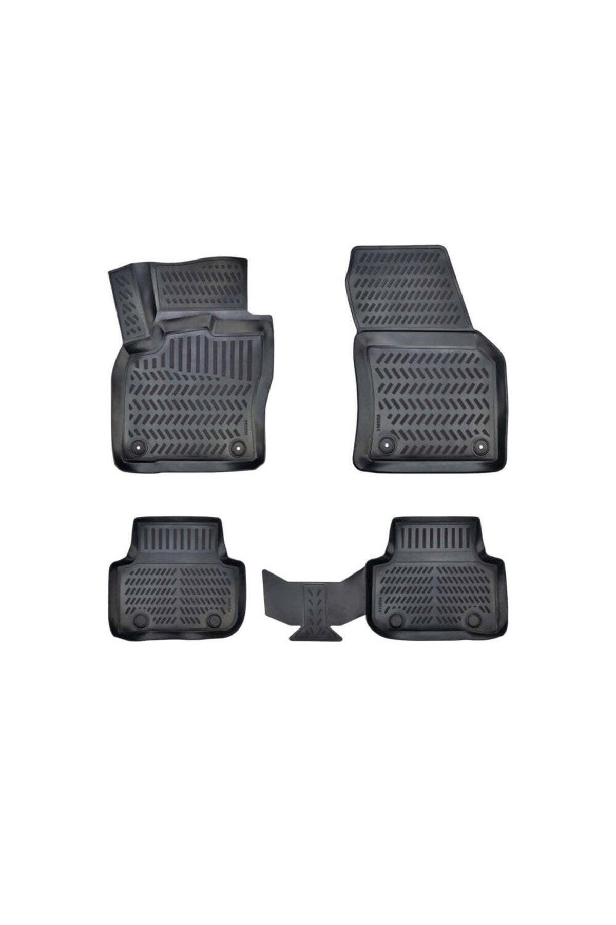 Covorase Presuri Cauciuc Tip Tavita Premium Volkswagen Tiguan 2016->