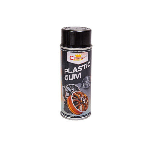 Spray Vopsea Profesional Champion Cauciucata Negru Semi-Lucios
