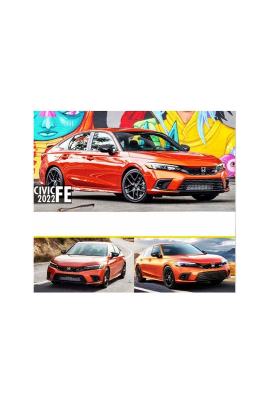 Set 2 Capace Oglinda Tip Batman Honda Civic FE  2022->