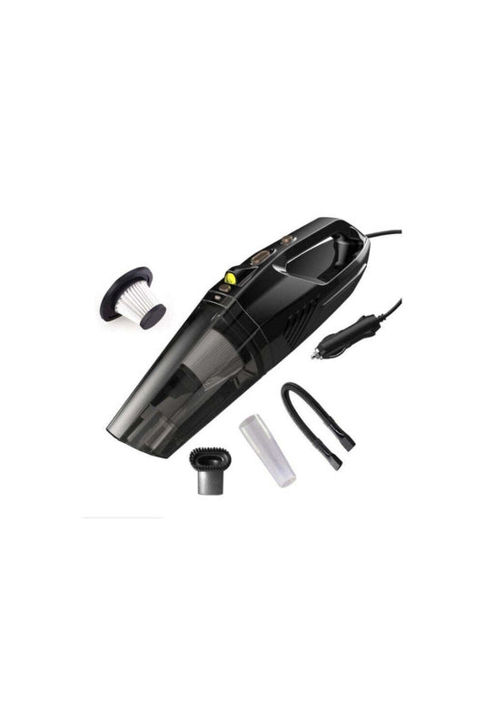 Aspirator Auto Premium, Portabil, Cu Fir Si Accesorii Incluse