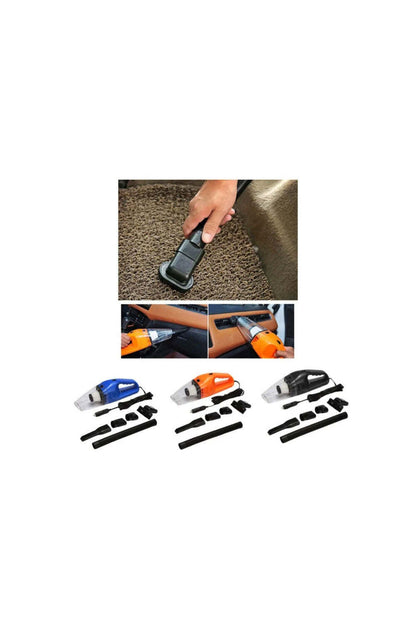 Aspirator auto portabil 12V cu accesorii incluse