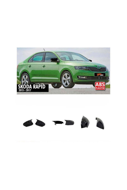 Set 2 Capace Oglinda Tip Batman Skoda Rapid 2015-2017 (cu semnalizare in oglinda)