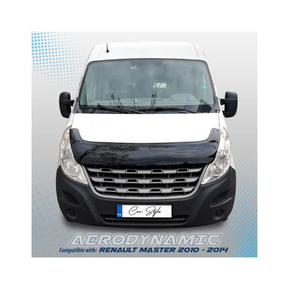 Deflector Capota Renault Master 2010-2014 (Plastic ABS, Negru Lucios)