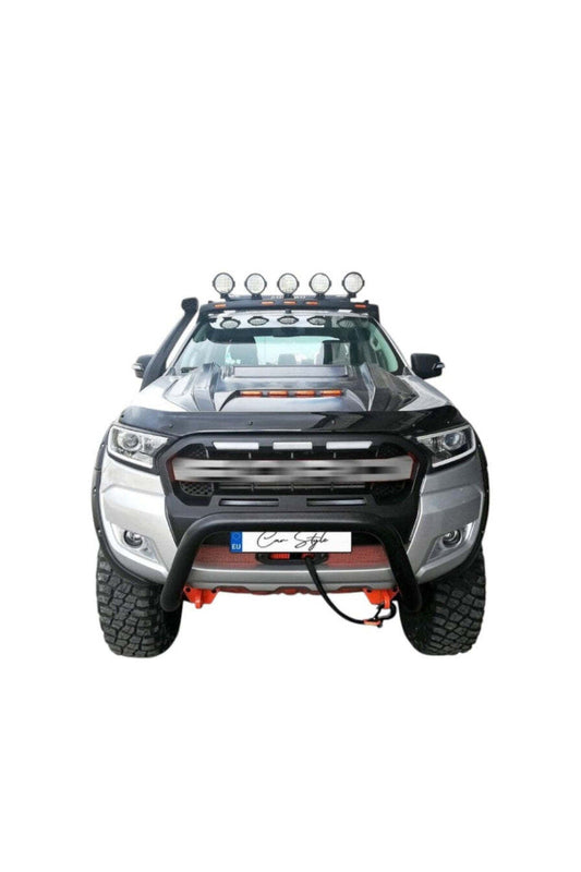 Deflector Capota Ford Ranger 2015-2020 (Plastic ABS, Negru Lucios)