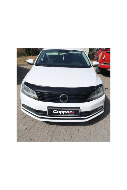 Deflector Capota Volkswagen Jetta VI 2011-2019  (Plastic ABS, Negru Lucios)