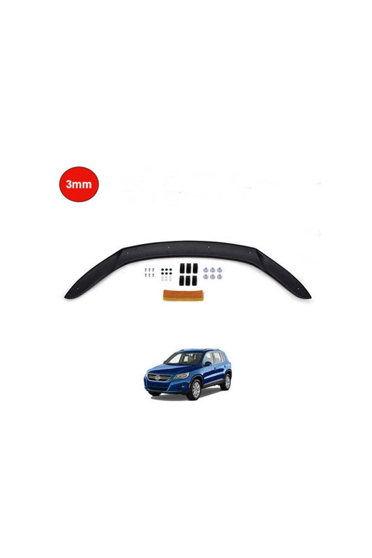 Deflector Capota Volkswagen Tiguan 2012-2015  (Plastic ABS, Negru Lucios)