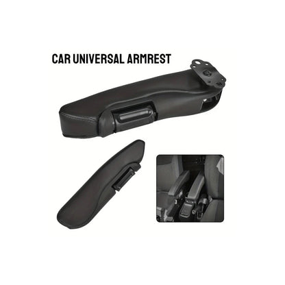 Cotiera AutoZet® universala reglabila cu brat captusit si sistem rabatabil cu montaj lateral  pe partea Stanga