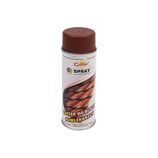 Spray vopsea Profesional Champion pentru tabla, acoperis 400ml Maro - Rosu