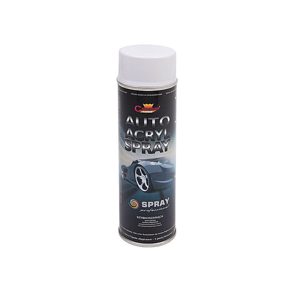 Spray Vopsea Profesional Champion 500ml - Alb Lucios Pur