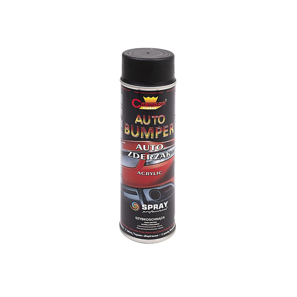 Spray Vopsea Profesional Champion pentru Bari si Bord 500ml - Negru Mat