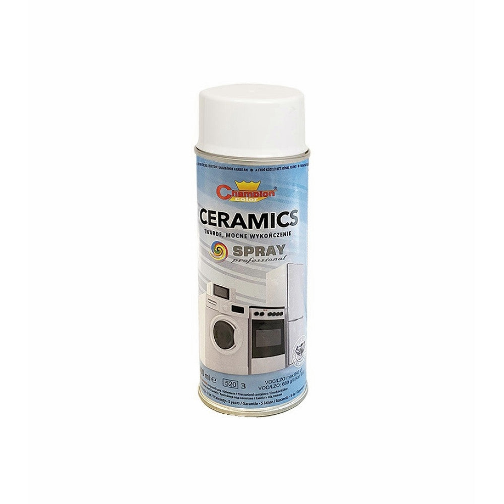 Spray Vopsea Profesional Champion Ceramic 400ml - Alb Lucios