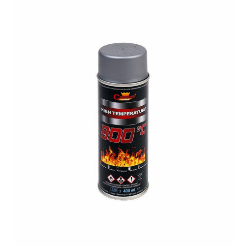 Spray Vopsea Profesional Champion Rezistent Termic 800°C 400ml - Argintiu
