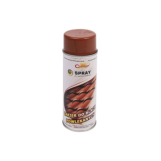 Spray Vopsea Profesional Champion pentru tabla,acoperis 400ml - Maro Aprins
