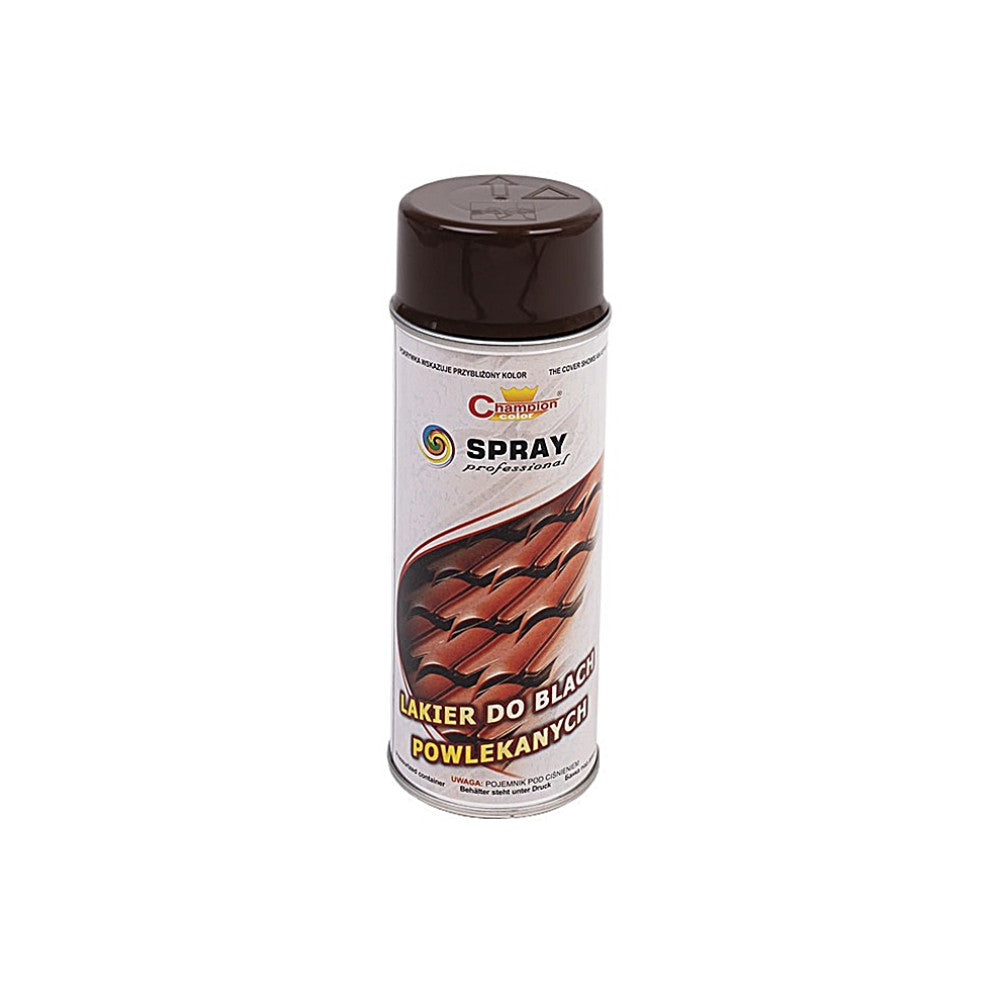 Spray Vopsea Profesional Champion pentru tabla, acoperis 400ml Maro Ciocolata