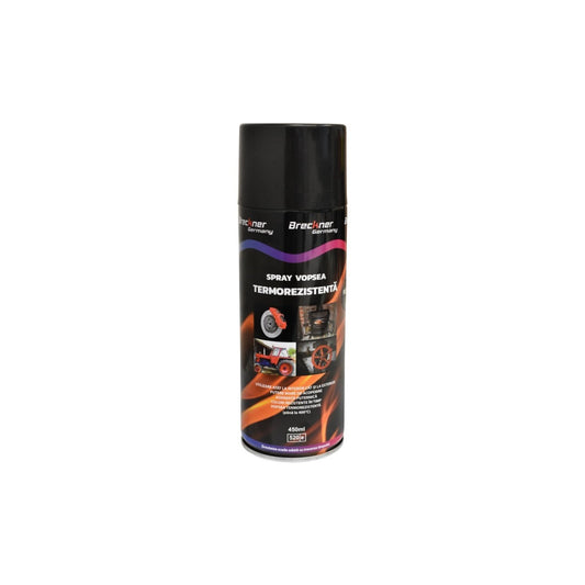 Spray vopsea Negru rezistent termic pentru etriere 450ml - Breckner Germany
