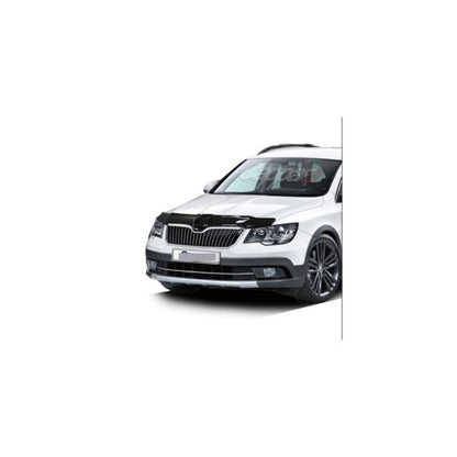 Deflector Capota Skoda Superb 2013-2015 (Plastic ABS, Negru Lucios)