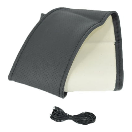 Husa volan imitatie piele, cu ac si ata, LATA 11.5cm, marimea XXL, culoare negru