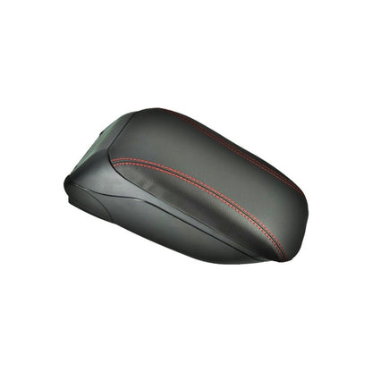 Cotiera AutoZet® universala cu baza metalica , Negru, Cusatura rosie