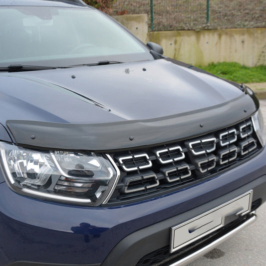 Deflector Capota Dacia Duster 2013-2017 (Plastic ABS, Negru Lucios)