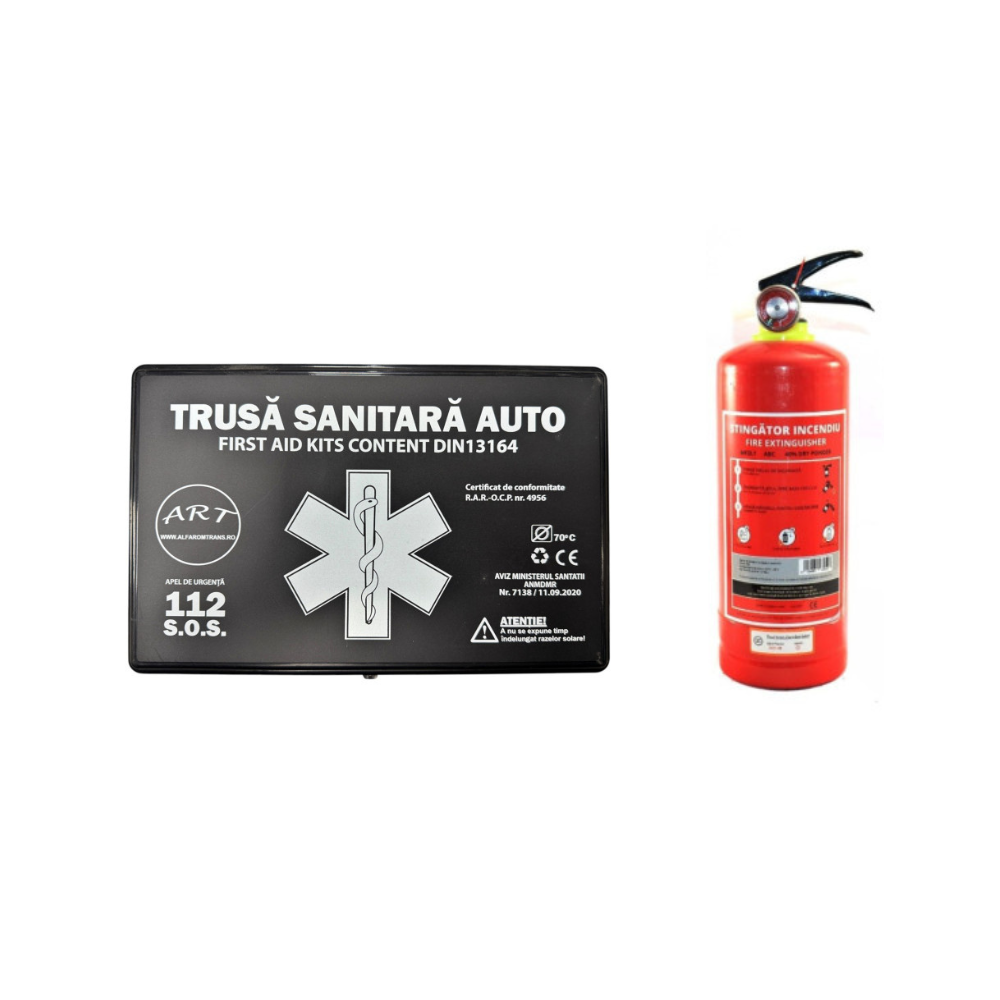 Set Trusa Medicala Certificata RAR + Stingator 1KG P1, Valabilitate 2030