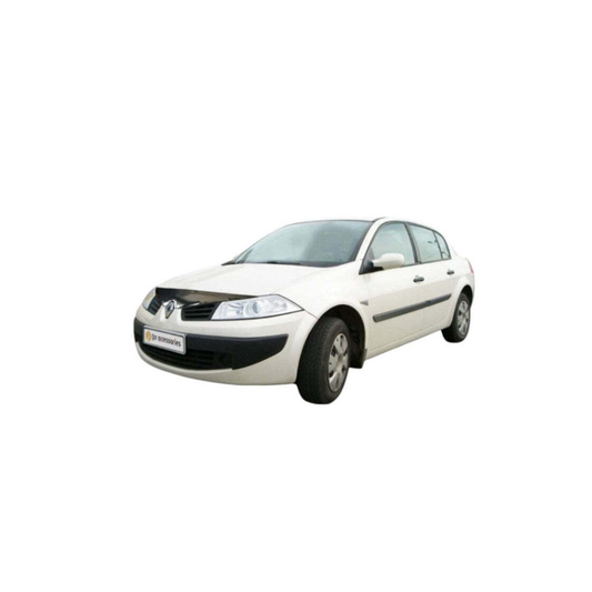 Deflector Capota Renault Megane II 2003-2008 (Plastic ABS, Negru Lucios)
