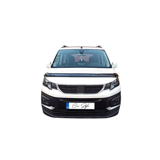 Deflector Capota Peugeot Partner / Rifter / Citroen Berlingo / Opel Combo / Toyota Proace 2019-> (Plastic ABS, Negru Lucios)