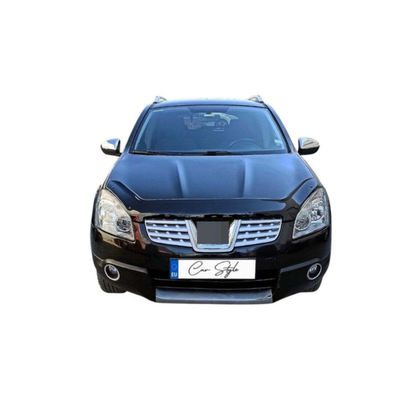 Deflector Capota Nissan Qashqai 2007-2010  (Plastic ABS, Negru Lucios)