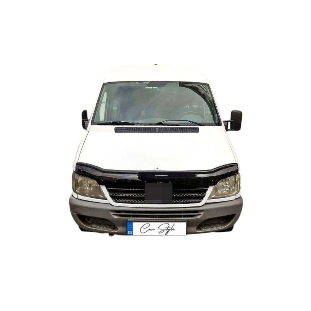Deflector Capota Mercedes Sprinter W901 2000-2006  (Plastic ABS, Negru Lucios)