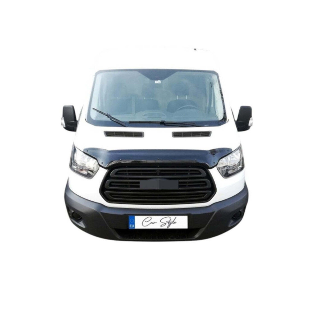 Deflector Capota Ford Transit 2020-> (Plastic ABS, Negru Lucios)