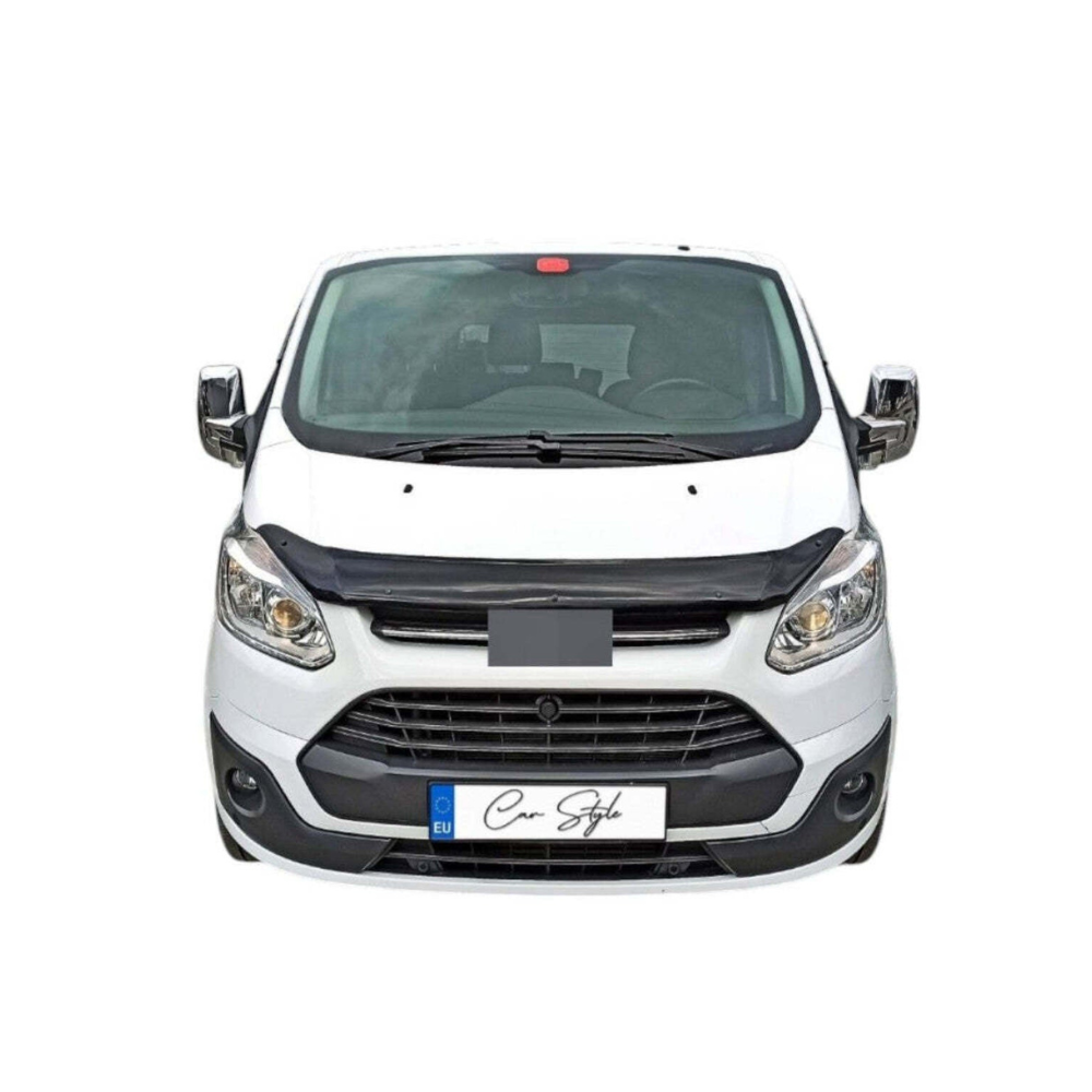 Deflector Capota Ford Custom 2012-2017 (Plastic ABS, Negru Lucios)