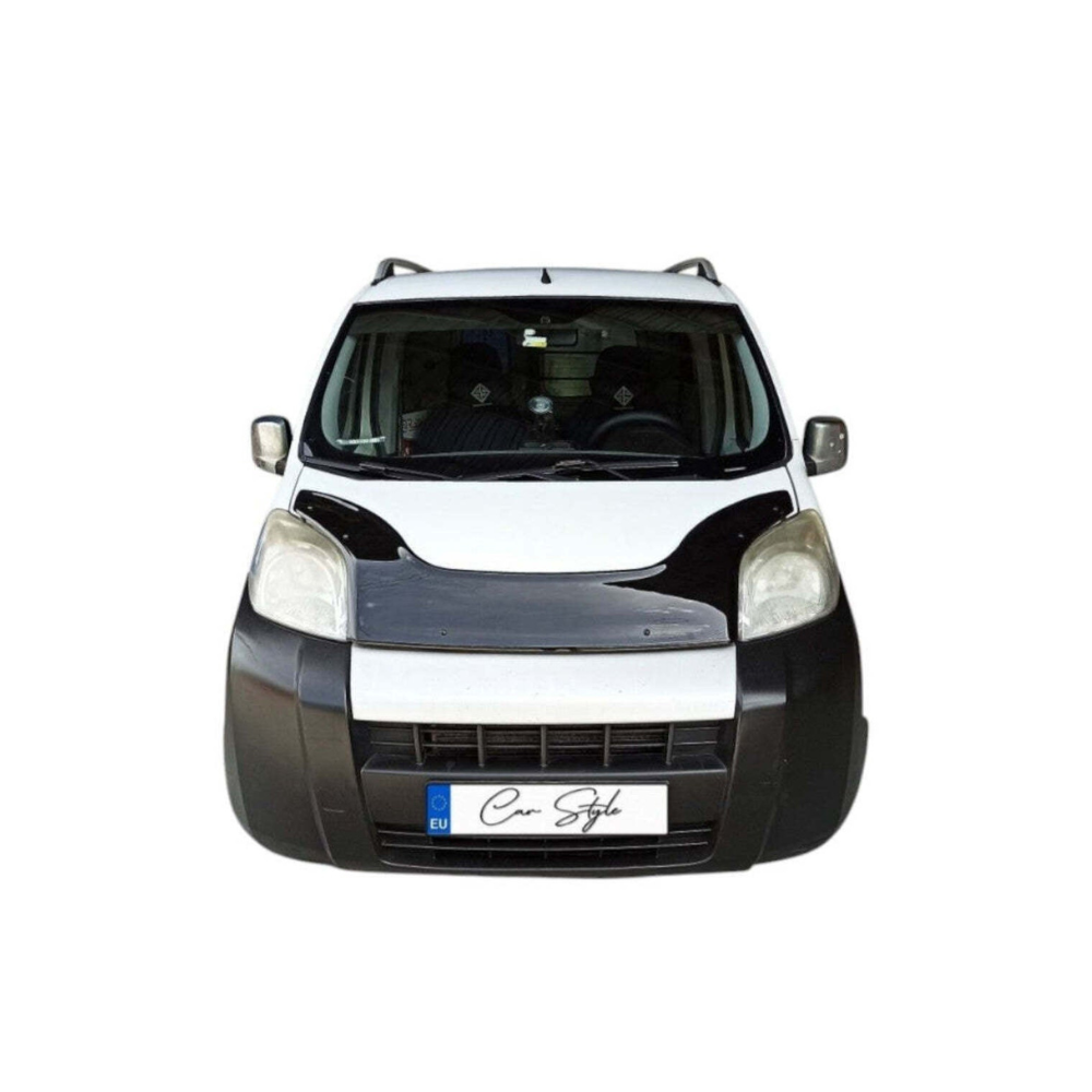 Deflector Capota Fiat Fiorino / Peugeot Bipper / Citroen Nemo 2007-2016 (Plastic ABS, Negru Lucios)