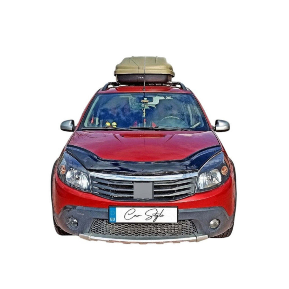Deflector Capota Dacia Sandero / Sandero Stepway 2009-2012 (Plastic ABS, Negru Lucios)